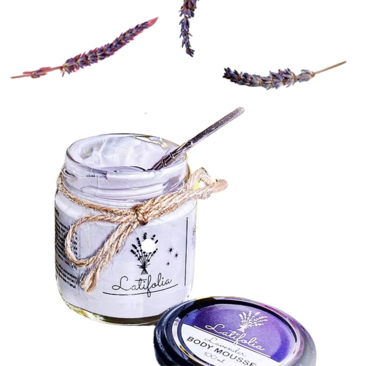 Lavender Body Mousse with Coco - Блестящ Мус за Тяло, LATIFOLIA, 230 ml - Image 2