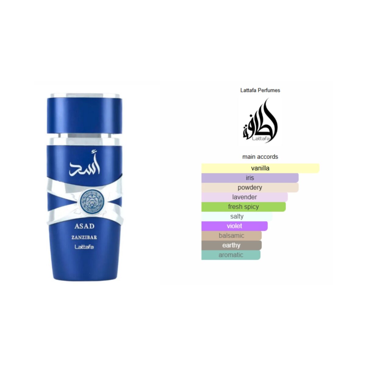 ASAD Zanzibar, LATTAFA EDP, D-7 - Image 2