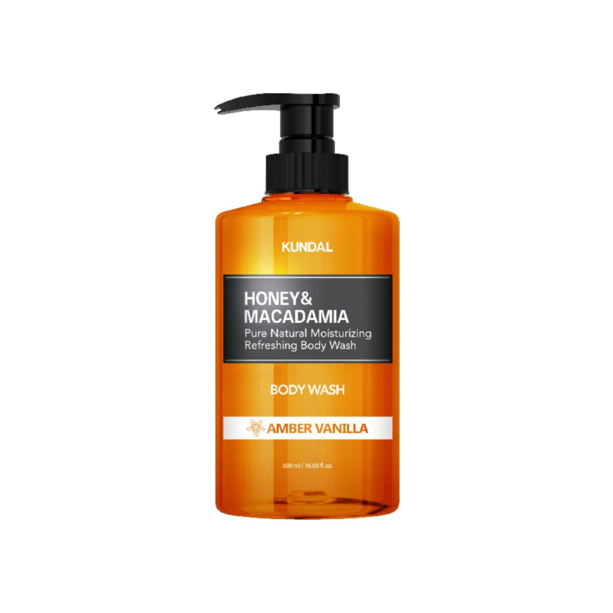 Душ гел Honey & Macadamia с аромат на ванилия, KUNDAL, 500 ml - Image 1