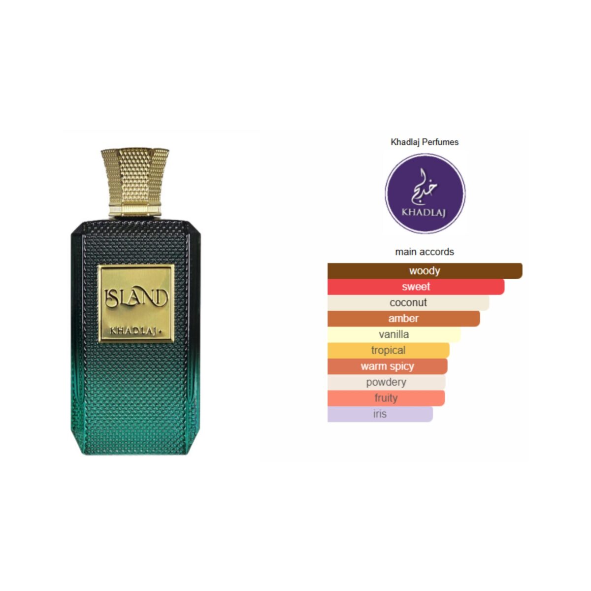 Island, KHADJAL PERFUMES EDP, D-151 - Image 2